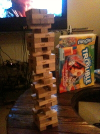 Our Jinga game